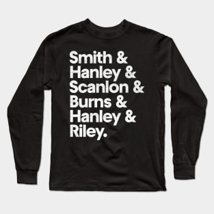 Classic Early The Fall Line-Up Names List Design Long Sleeve T-Shirt